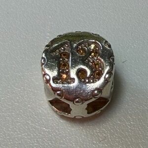 Chamilia Silver and Gold Charm Bead